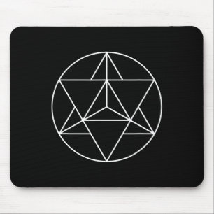 Alfombrilla De Ratón Geometría Sagrada Símbolo Merka Yoga Meditación
