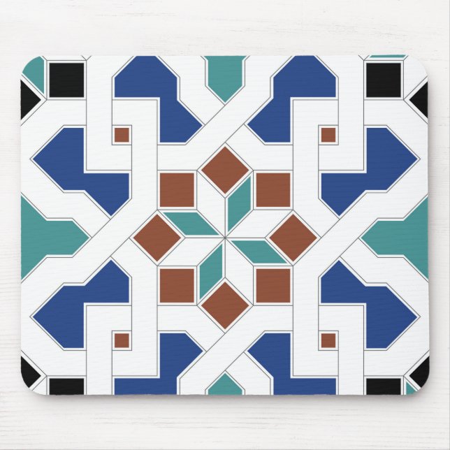 Alfombrilla De Ratón Geometric Pattern - Oriental diseño Pt.4 (Frente)