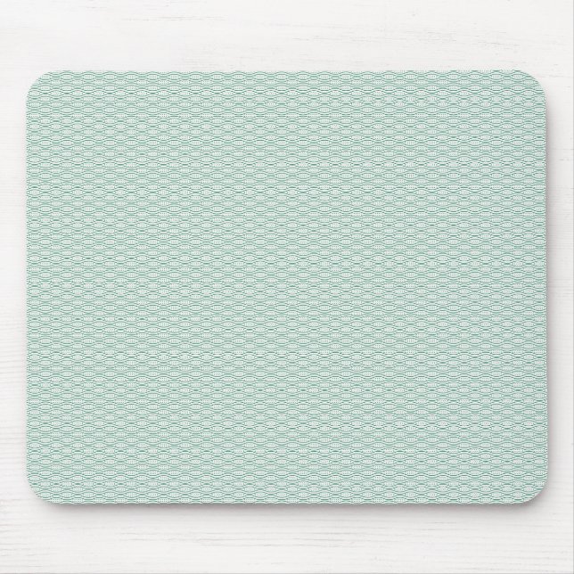 Alfombrilla de ratón geométrica de menta para escr (Frente)