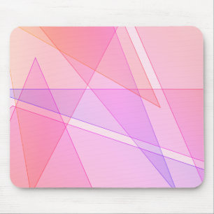 Alfombrilla De Ratón Geométrica rosa