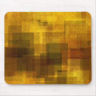 Alfombrilla De Ratón geométrico abstracto colorido del vintage del art