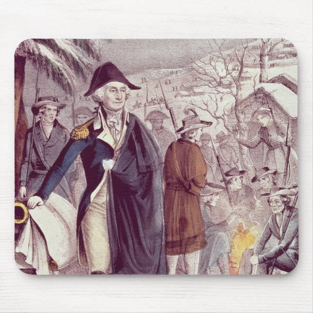 Alfombrilla De Ratón George Washington en la fragua del valle (Frente)