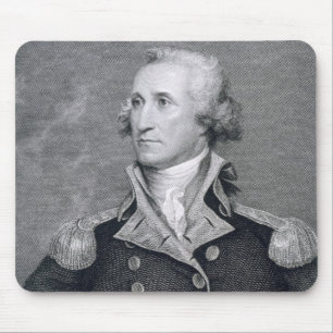 Alfombrilla De Ratón George Washington, grabado por Asher Brown Durand