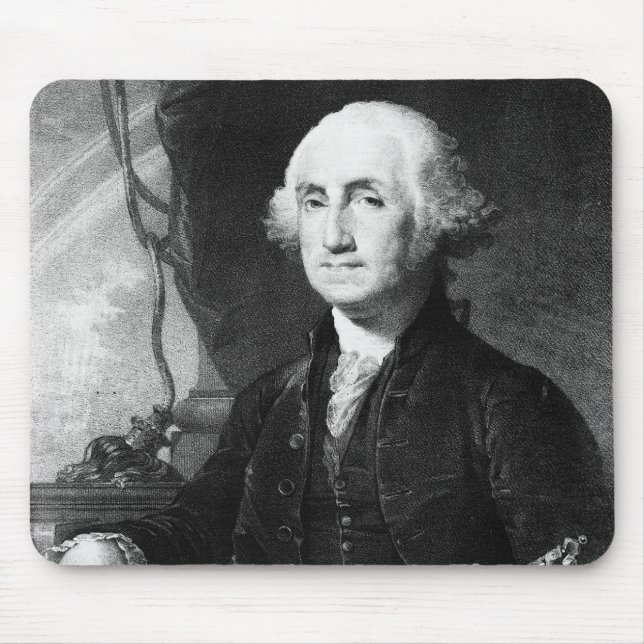 Alfombrilla De Ratón George Washington Portrait mousepad (Frente)