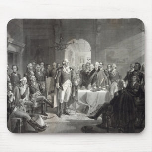 Alfombrilla De Ratón George Washington y su mousepad de generales