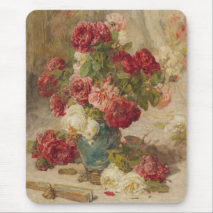 Alfombrilla De Ratón Georges Jeannin - Una vida tranquila con Rosas en 
