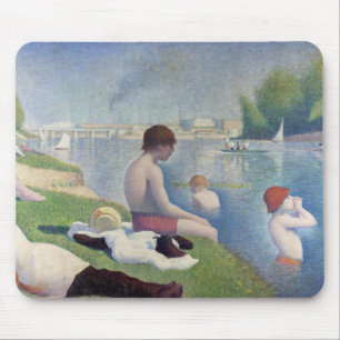 Alfombrilla De Ratón Georges Seurat - Bañistas en Asnieres