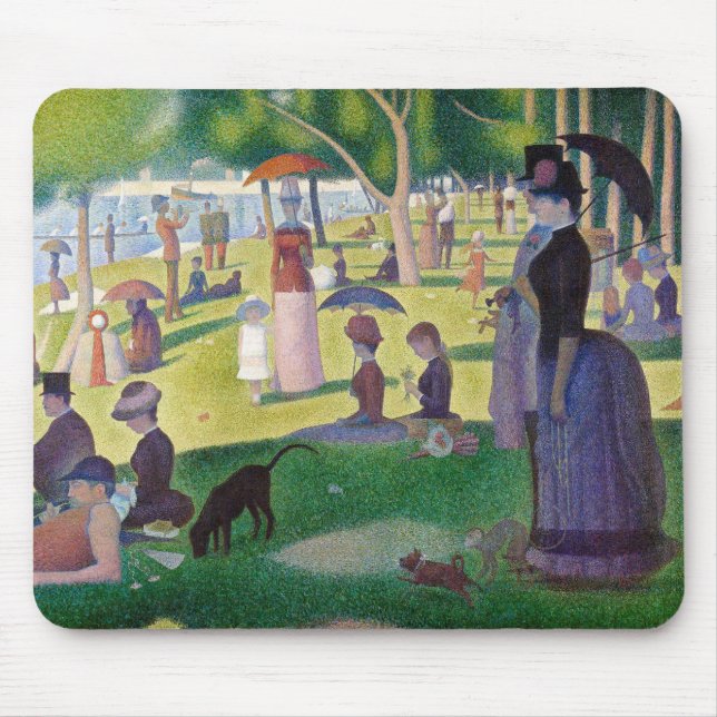 Alfombrilla De Ratón Georges Seurat - Domingo en La Grande Jatte (Frente)