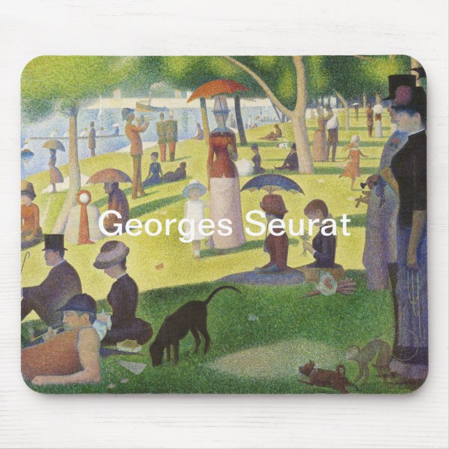 Alfombrilla De Ratón Georges Seurat Domingo en La Grande Jatte (Frente)