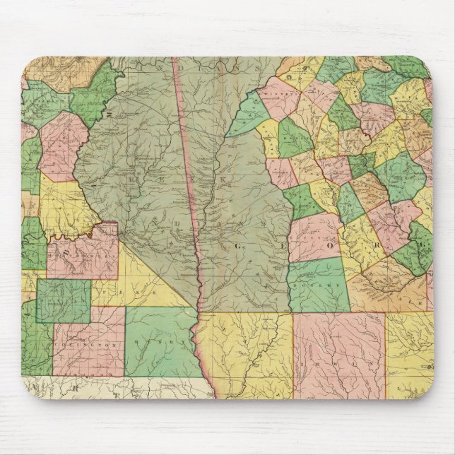 Alfombrilla De Ratón Georgia y Alabama 2 (Frente)