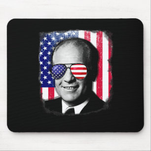 Alfombrilla De Ratón Gerald Ford Bandera Estadounidense 4 De Julio