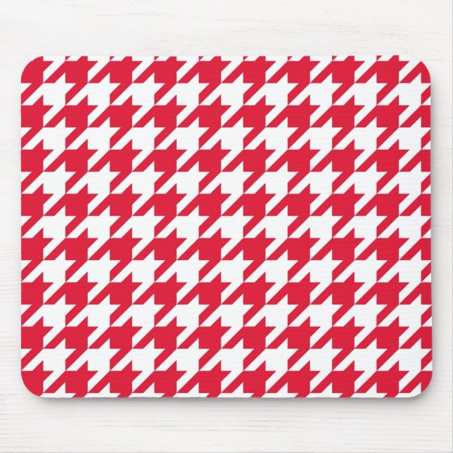 Alfombrilla De Ratón Geranium Elegant Houndstoth (Frente)