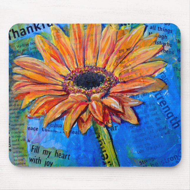 Alfombrilla De Ratón Gerbera BOLD Daisy mousepad (Frente)
