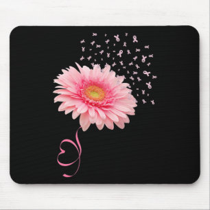 Alfombrilla De Ratón Gerbera Daisy Flower Cinta Polen Cáncer de Mama M