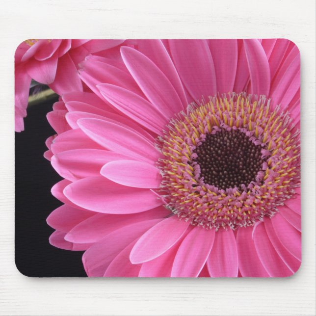 Alfombrilla De Ratón Gerbera rosa (Frente)