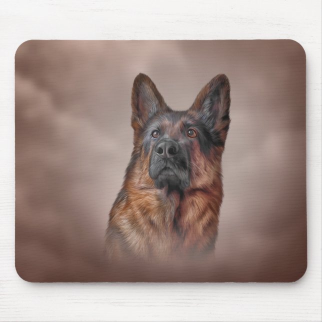 Alfombrilla De Ratón German Shepherd dog (Frente)