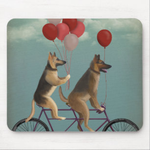 Alfombrilla De Ratón German Shepherd Tandem
