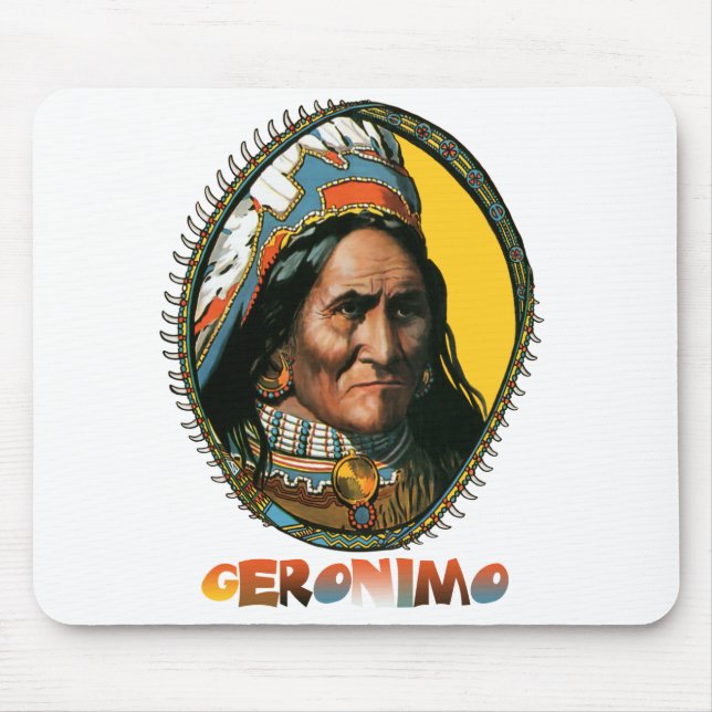 Alfombrilla De Ratón Geronimo, líder de Apache (Frente)