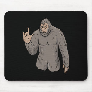 Alfombrilla De Ratón Gesto de mano de Ily Big Foot Asl pérdida auditiva