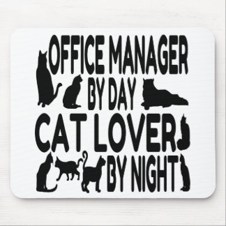 Alfombrilla De Ratón Gestor de Office de Cat Lover