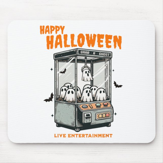 Alfombrilla De Ratón Ghost Claw Game Happy Halloween (Frente)
