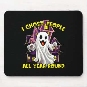 Alfombrilla De Ratón Ghost Ghost People de Halloween todo el año divert