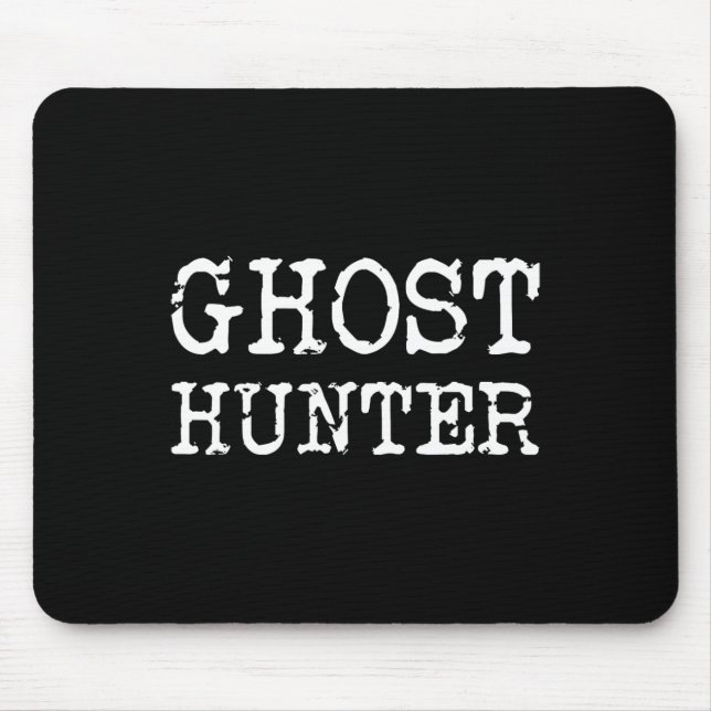 Alfombrilla De Ratón Ghost Hunter Investigador paranormal Halloween Gif (Frente)