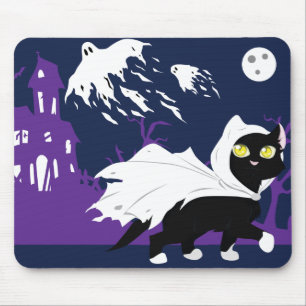 Alfombrilla De Ratón Ghost Kitty