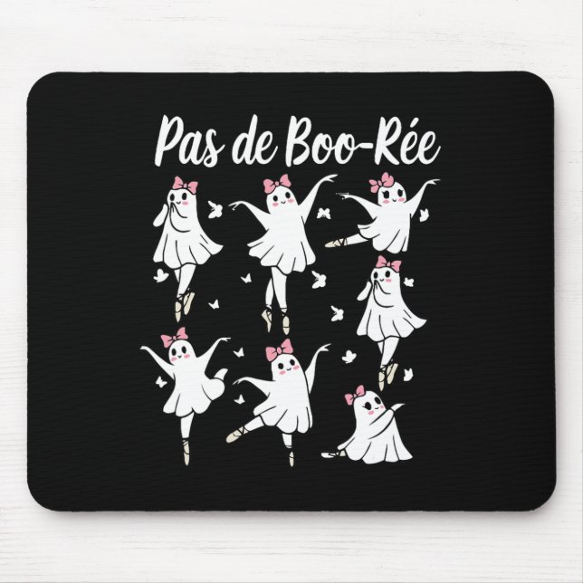 Alfombrilla De Ratón Ghost Pas De Boo-rée Llet Dancer Halloween (Frente)