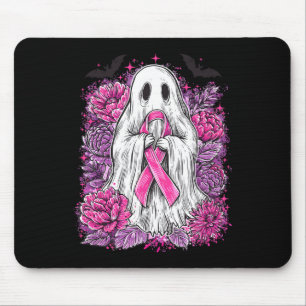 Alfombrilla De Ratón Ghost Ribbon Sensibilización sobre el Cáncer de Ma