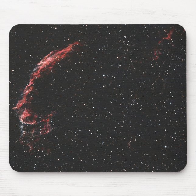 Alfombrilla De Ratón Ghostly Veil: Eastern Veil Nebula (Frente)