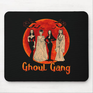 Alfombrilla De Ratón Ghoul Gang Horror Gótico Queens Halloween Bride Di
