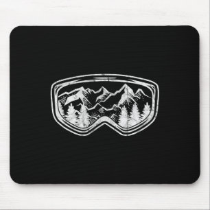 Alfombrilla De Ratón Gift Ski Snowboard Goggles Skift Snow Winte