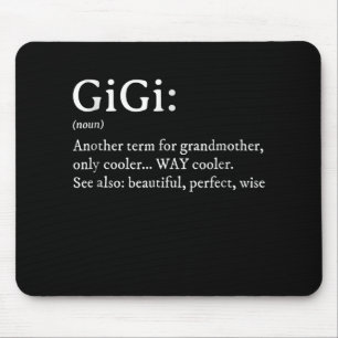Alfombrilla De Ratón Gigi Definition T Women Gigi Gift Abuela Cumpleañ