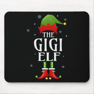 Alfombrilla De Ratón Gigi Elf Navidades de grupo familiar coincidente d