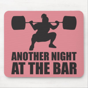 Alfombrilla De Ratón Gimnasio Chica de entrenamiento