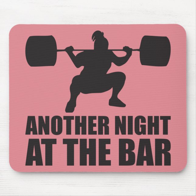 Alfombrilla De Ratón Gimnasio Chica de entrenamiento (Frente)