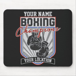 Alfombrilla De Ratón Gimnasio de boxeo y boxeo personalizado