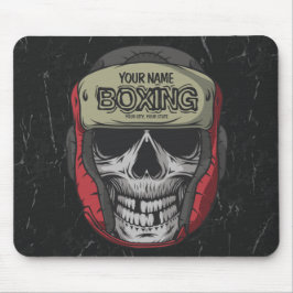 Alfombrilla De Ratón Gimnasio de Boxer Fight Club Skeleton Boxing Perso