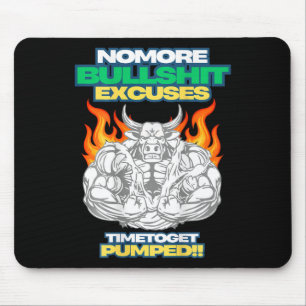 Alfombrilla De Ratón Gimnasio De Construcción De Cuerpos Amante Músculo