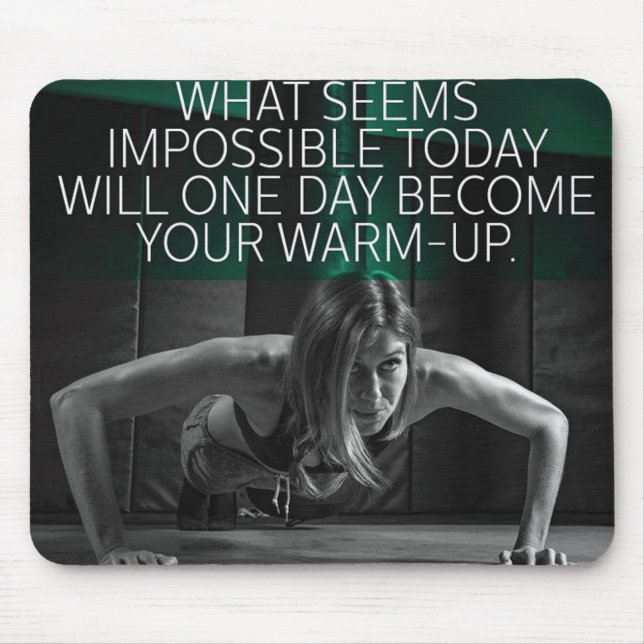 Alfombrilla De Ratón Gimnasio Motivacional (Frente)