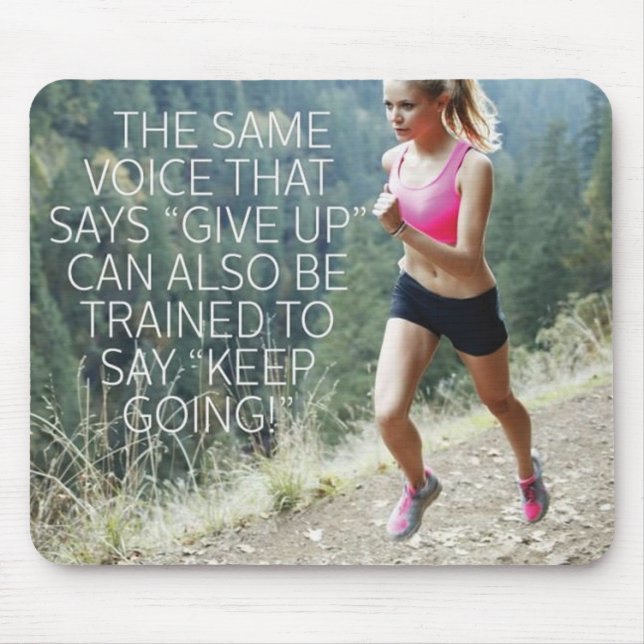 Alfombrilla De Ratón Gimnasio Motivacional (Frente)