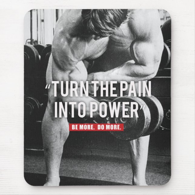 Alfombrilla De Ratón Gimnasio Motivacional (Frente)