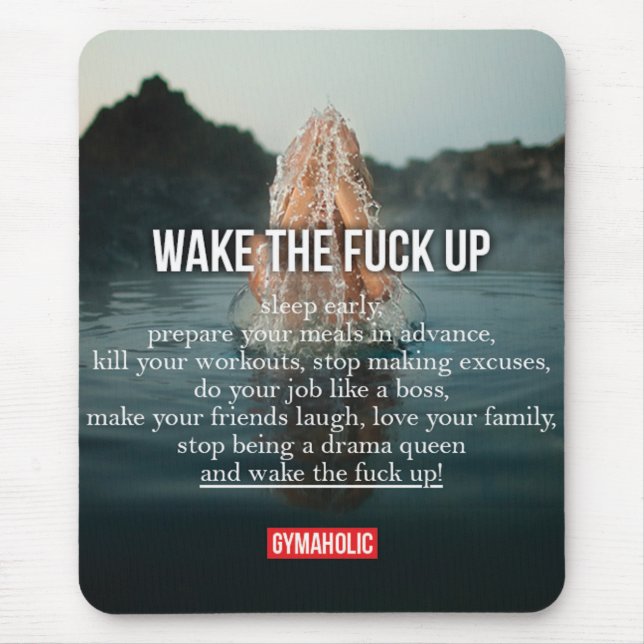 Alfombrilla De Ratón Gimnasio Motivacional (Frente)