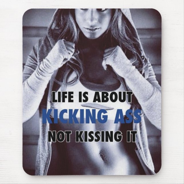 Alfombrilla De Ratón Gimnasio Motivador de Construcción de Cuerpo (Frente)