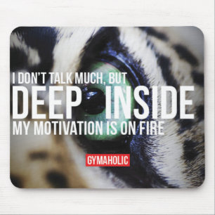 Alfombrilla De Ratón Gimnasio Motivador de Construcción de Cuerpo