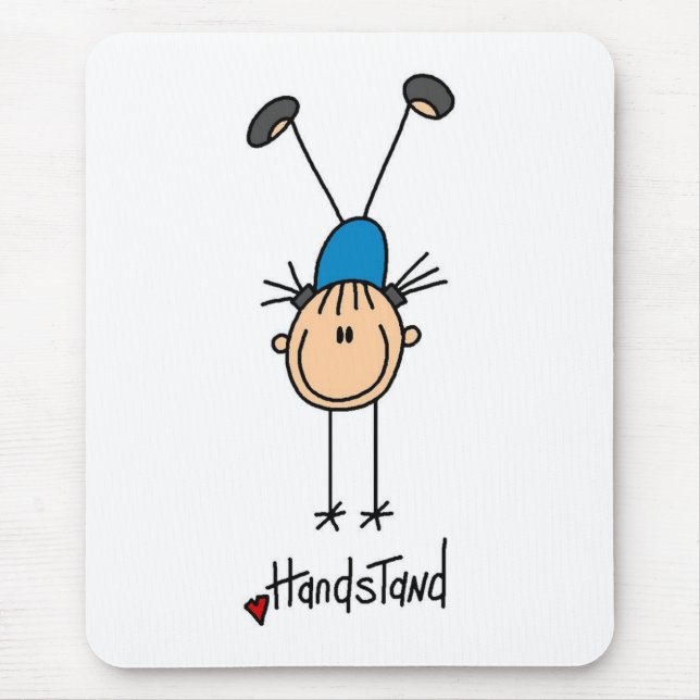 Alfombrilla De Ratón Gimnasta que hace Handstand (Frente)