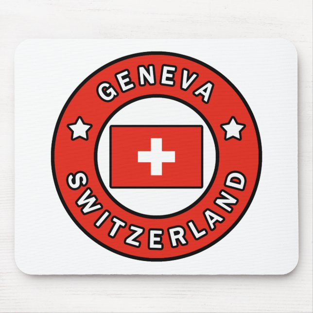 Alfombrilla De Ratón Ginebra Suiza (Frente)