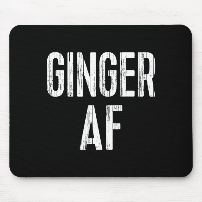Alfombrilla De Ratón Ginger Af Shirt Irish Men Women St Patricks Day  (Frente)