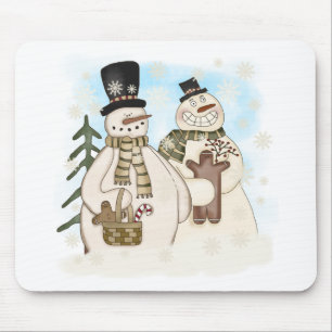 ALFOMBRILLA DE RATÓN GINGERBREAD SNOWMAN